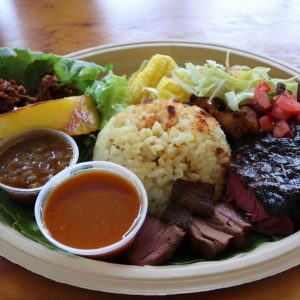 하와이 음식 - 플레이트 런치