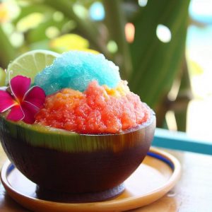 하와이 음식 - 쉐이브 아이스