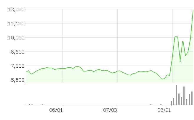 파워로직스 주가