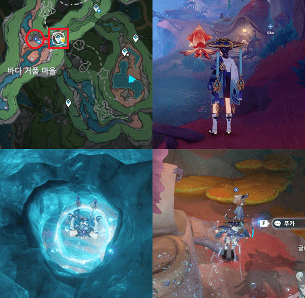 원신 푸카 위치