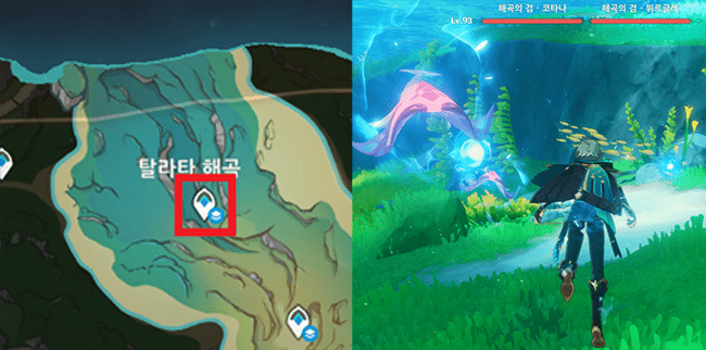 해곡의 검 코티나와 해곡의 검 뮈르글레