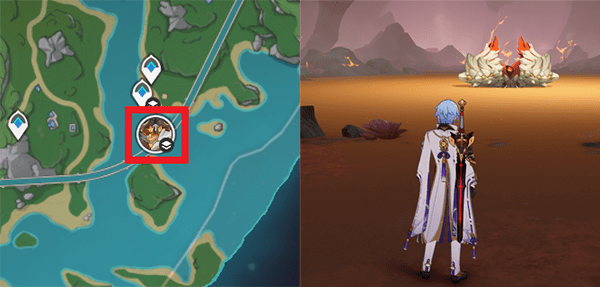 용암철갑 제왕 위치