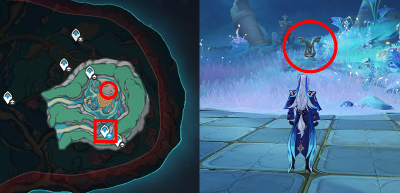 제5악장 심판받는 자 위치