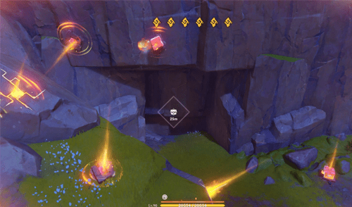 빨간 진동 수정석 6개