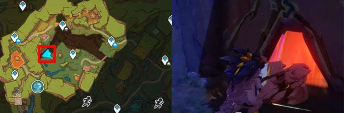 여섯 번째 돌 파편 위치